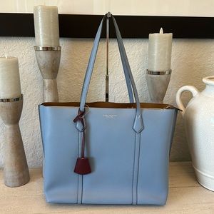Tory Burch / Tote Bag / Perry 
 Triple Compartment / Blue Yonder